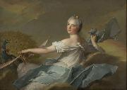 Jjean-Marc nattier Princess Marie Adelaide of France - The Air oil on canvas